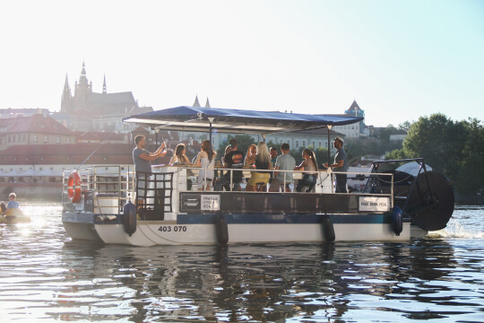 Fahrradboot Prag